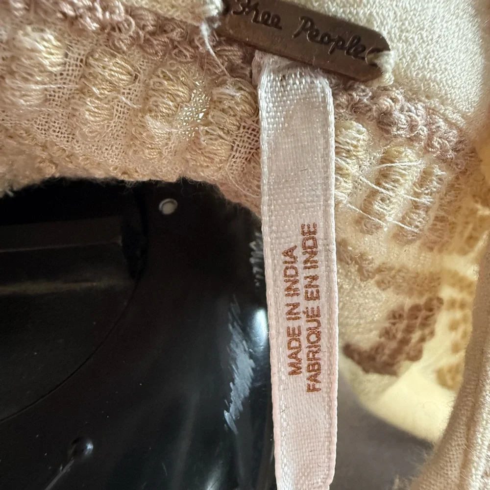 Free People Cream Mini Dress - Picture 6 of 7